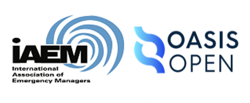 Logos of co-sponsor agencies IAEM and OASIS